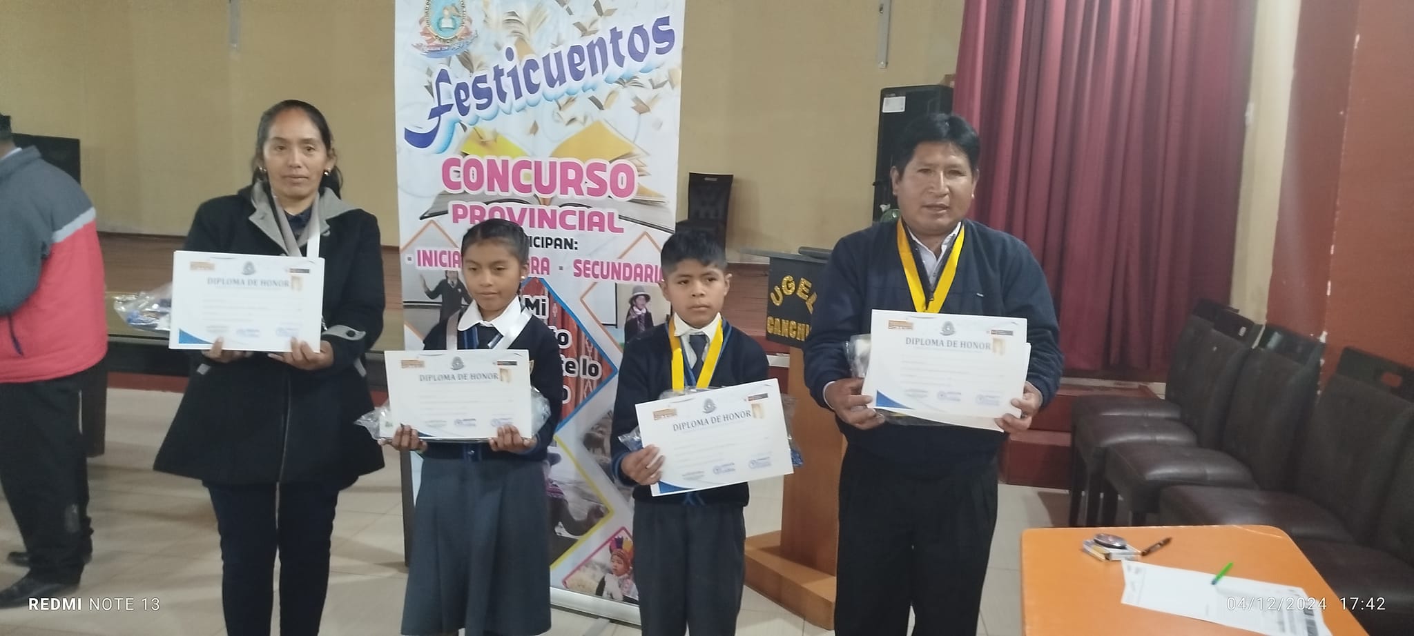 1° Puesto en Festicuento – Nivel Primaria